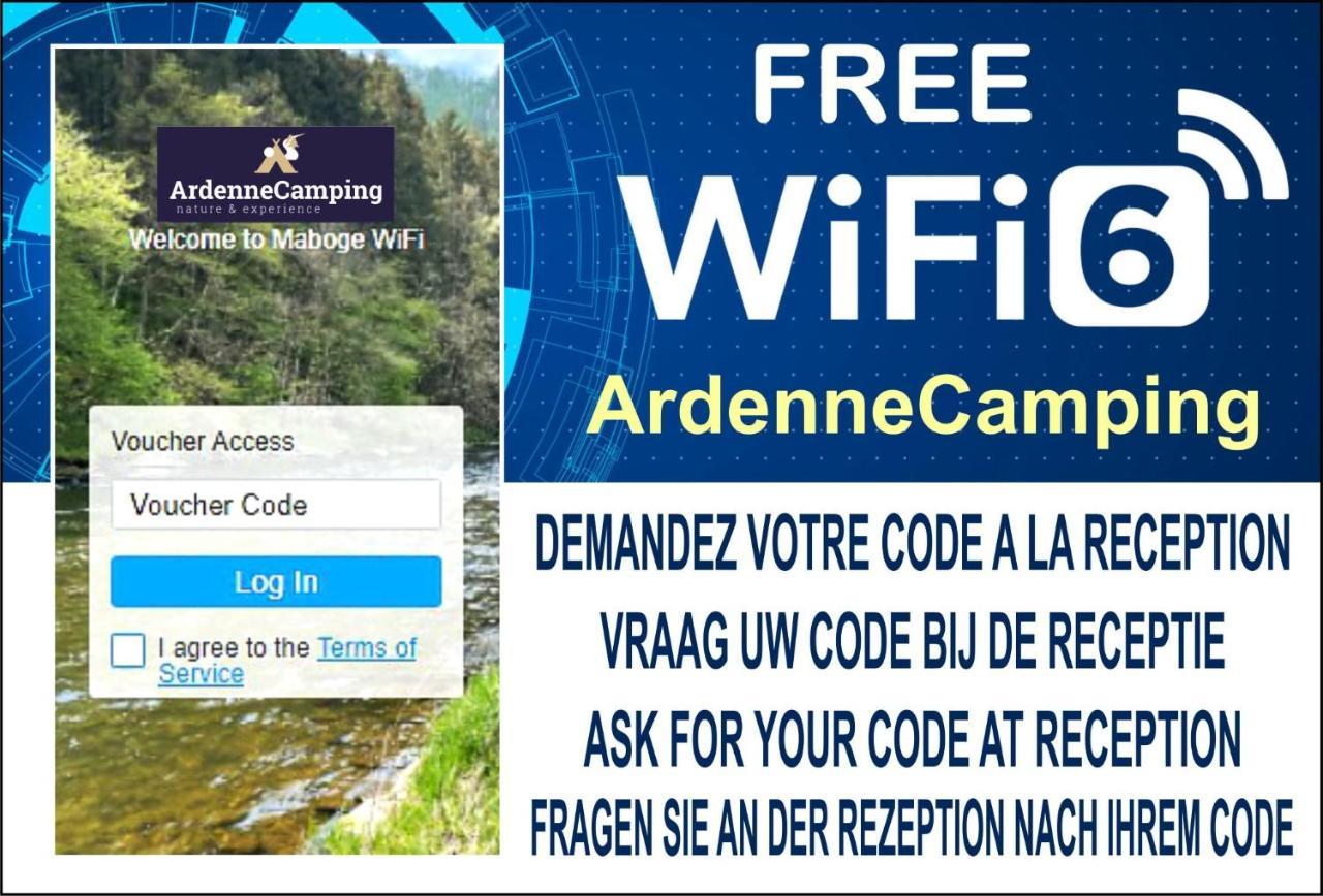 Отель Ardenne Camping Maboge Ла-Рош-ан-Арден Экстерьер фото